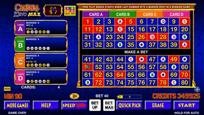 Keno Star - Multi Card Games screenshot 3