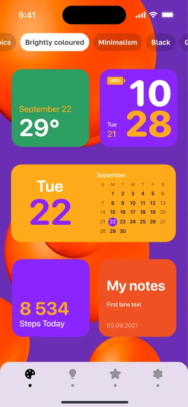 Custom Widgets Kit for iPhone screenshot 4