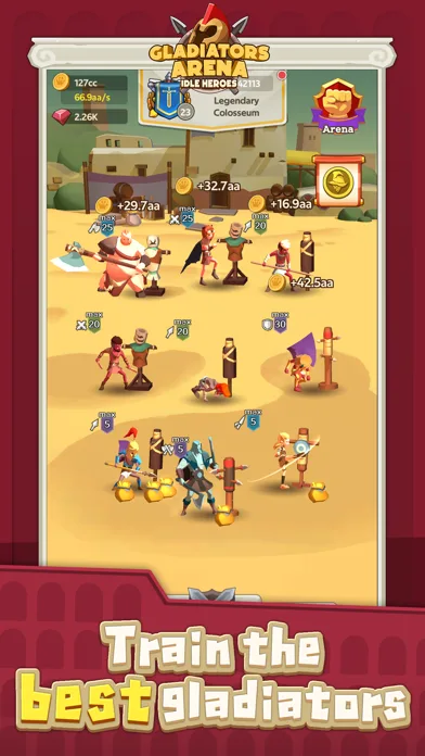 Gladiators Arena: Idle Tycoon screenshot 2
