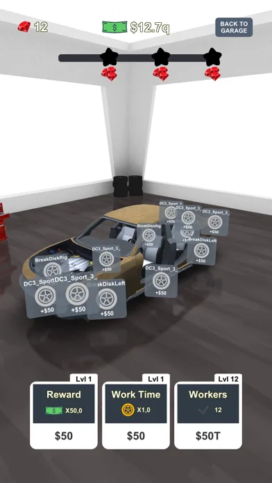Idle Car Tuning: car simulator screenshot 1