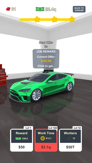 Idle Car Tuning: car simulator screenshot 2