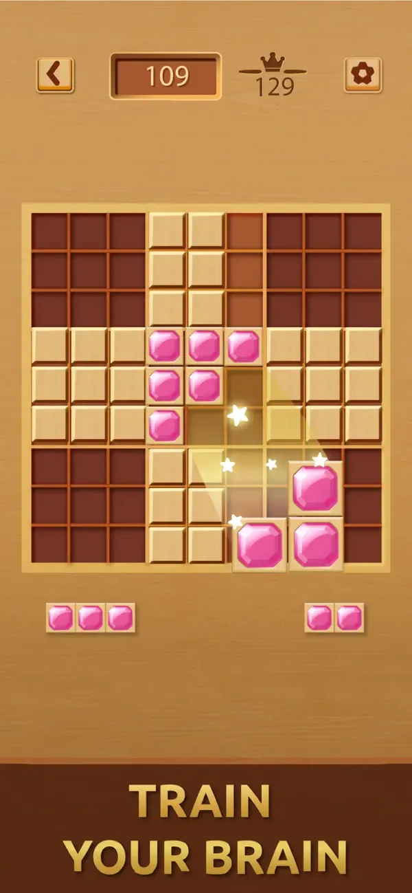 Gemdoku: Wood Block Puzzle screenshot 2