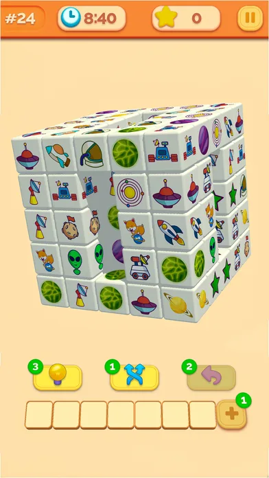 Cube Match 3D Tile Matching screenshot 2