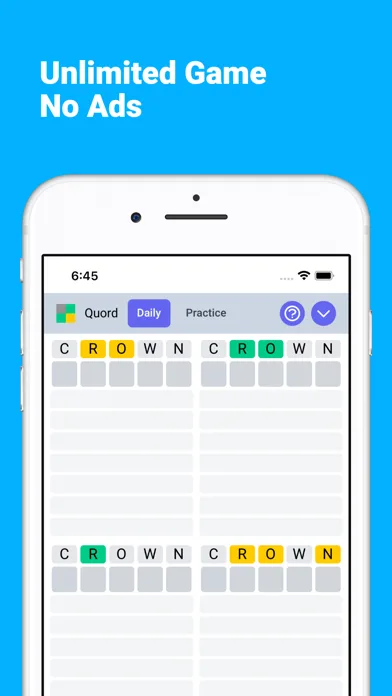 Quad Words | No Ads screenshot 1