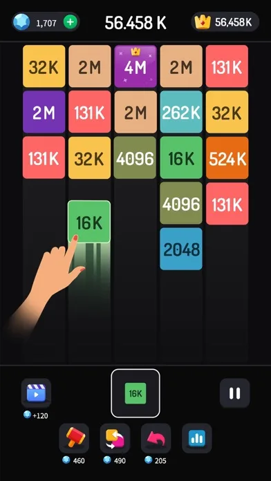 Merge Puzzle Game - M2 Blocks screenshot 1