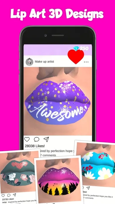 Lipstick Makeup Game screenshot 2