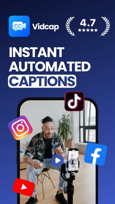 AI Captions for Videos: VidCap screenshot 1