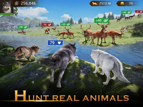 Wolf Game: Wild Animal Wars screenshot 5