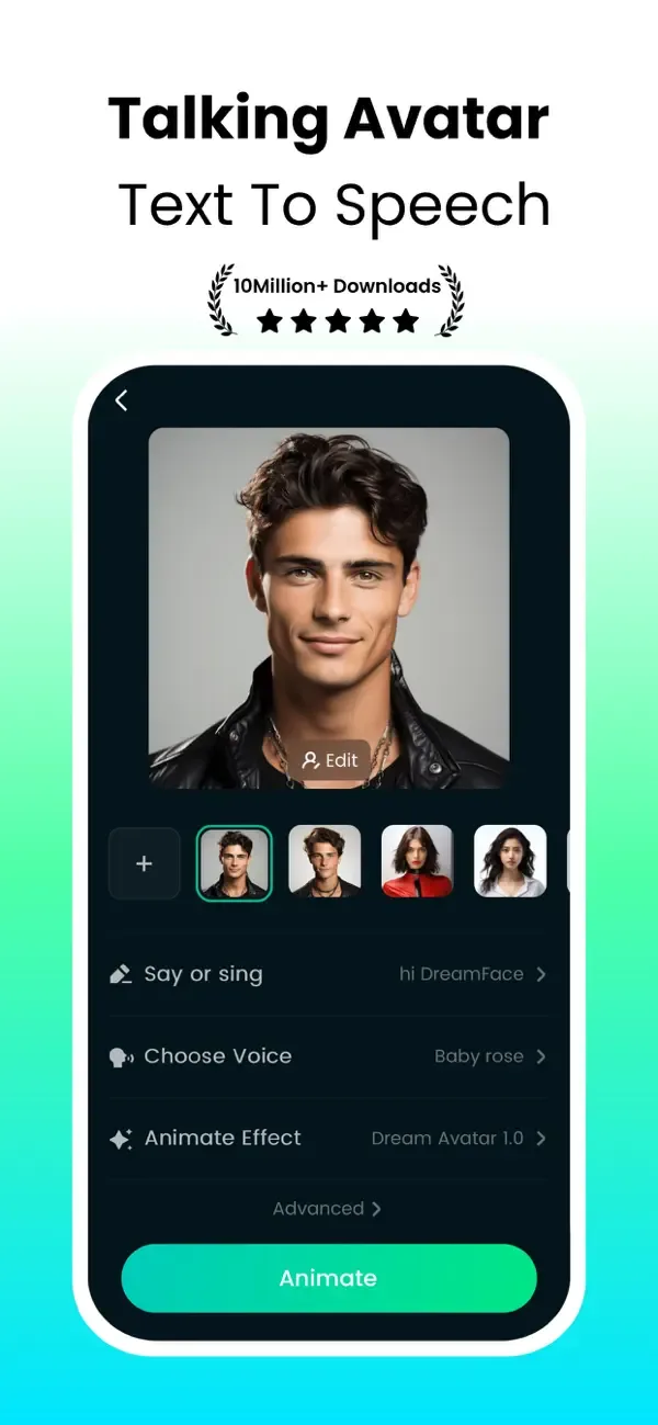 DreamFace: AI Video Generator screenshot 1