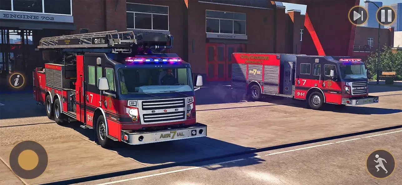 Fire Truck Firefighting Rescue screenshot 1