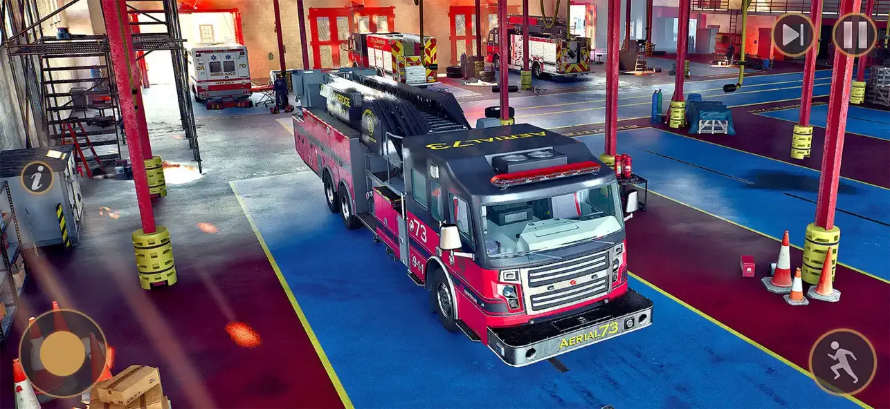Fire Truck Firefighting Rescue screenshot 2