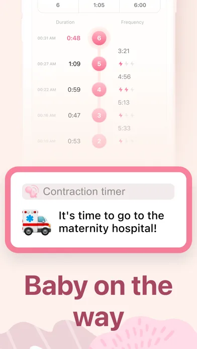 Contraction Timer & Tracker screenshot 3