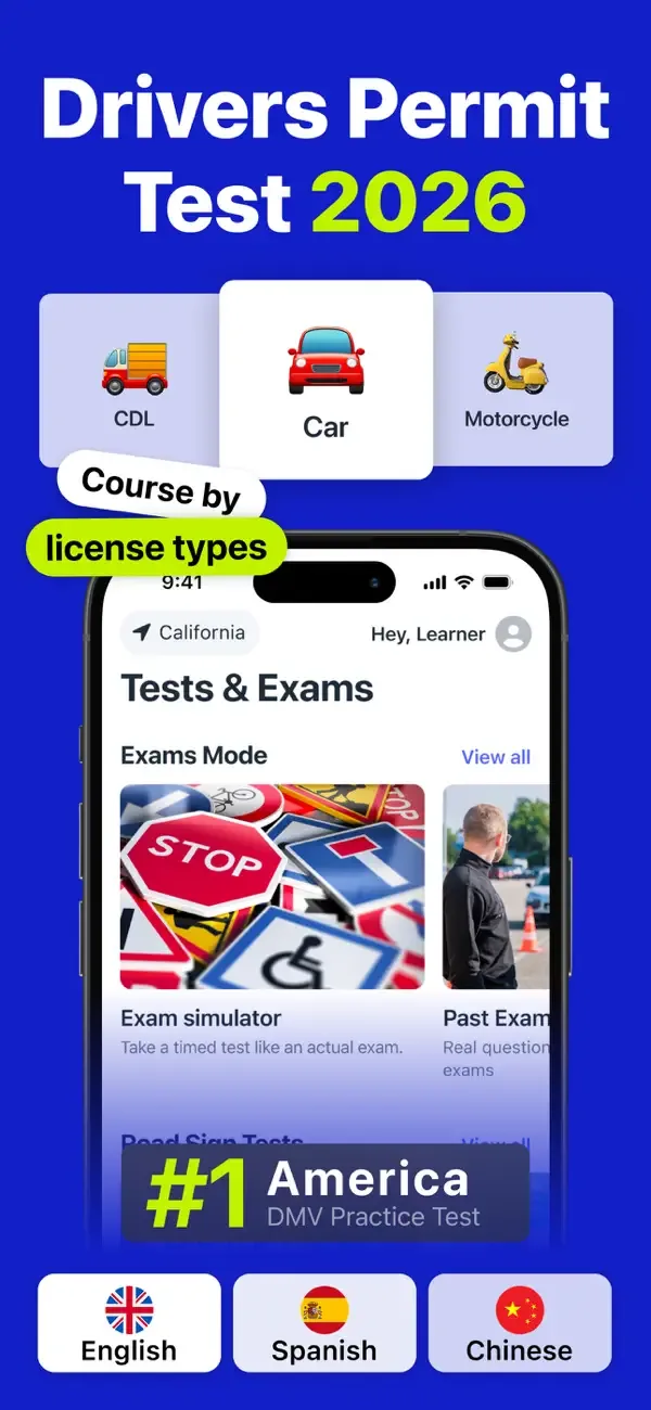 DMV Practice Test 2026 myDMV screenshot 1