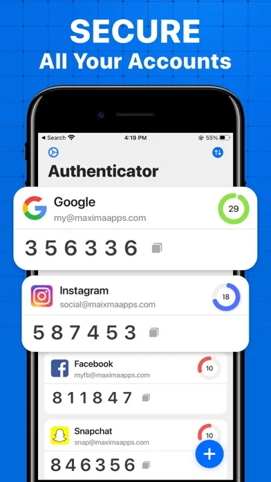 Authenticator app - 2FA, MFA screenshot 1