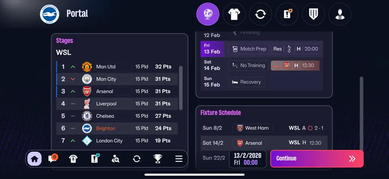 Football Manager 26 Touch screenshot 1
