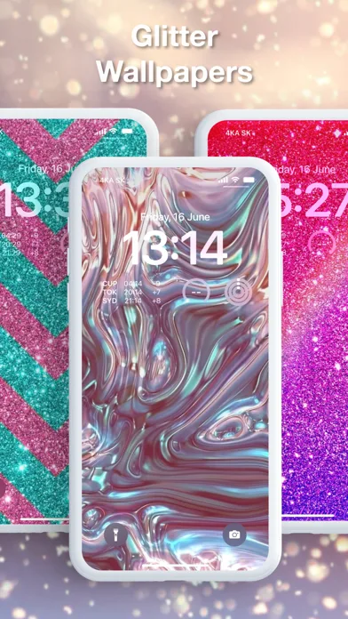 Glitter & Girly Wallpapers 4k screenshot 2