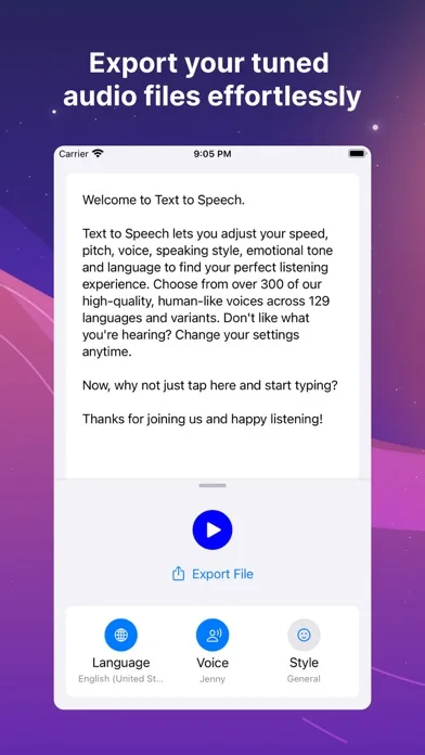 Text to Speech: Voice Reader screenshot 1