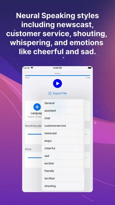 Text to Speech: Voice Reader screenshot 4