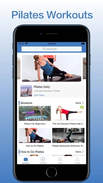Pilates Workouts-Home Fitness screenshot 1