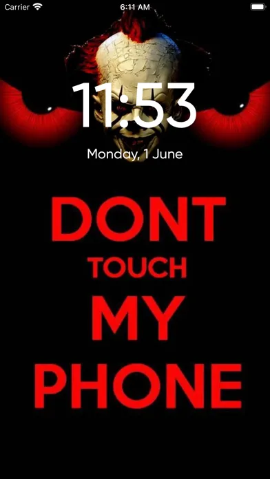 DON'T Touch Phone Wallpapers screenshot 1