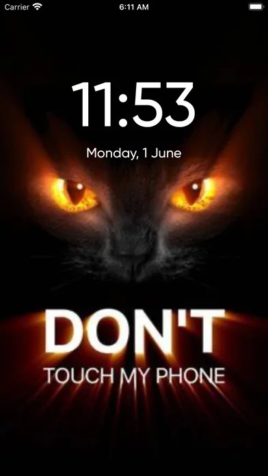DON'T Touch Phone Wallpapers screenshot 3
