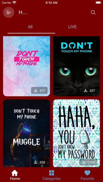 DON'T Touch Phone Wallpapers screenshot 4