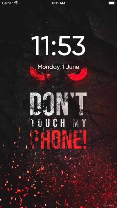 DON'T Touch Phone Wallpapers screenshot 5