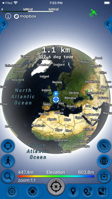 3D Offline Maps: GPS tracker screenshot 1