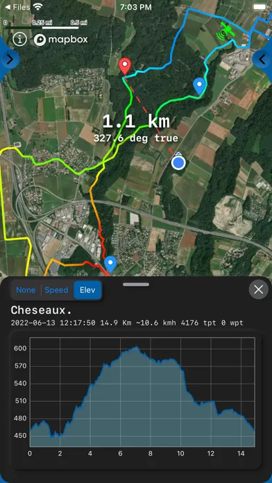3D Offline Maps: GPS tracker screenshot 2