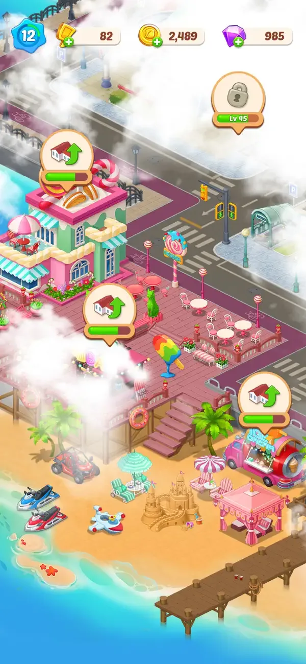 Happy Merge Seaside screenshot 1