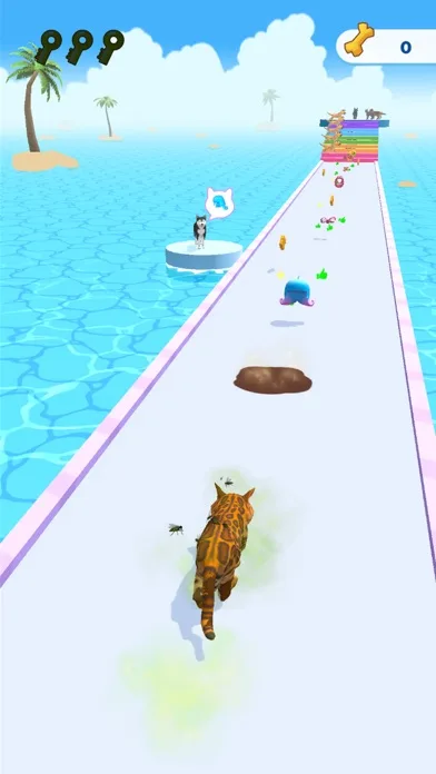 Cats run 3D screenshot 1