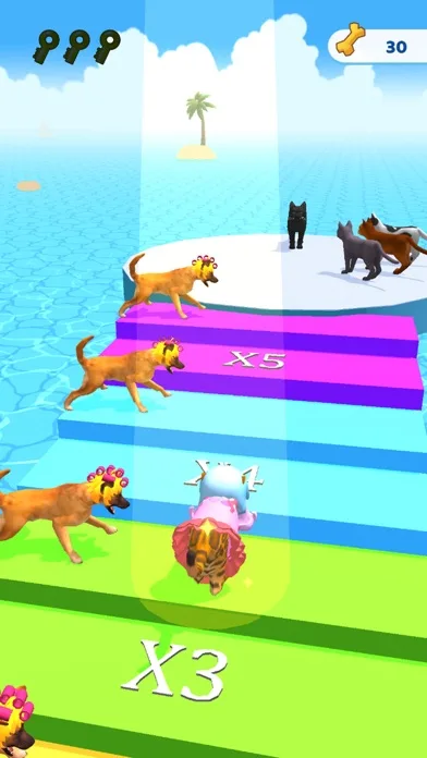 Cats run 3D screenshot 4