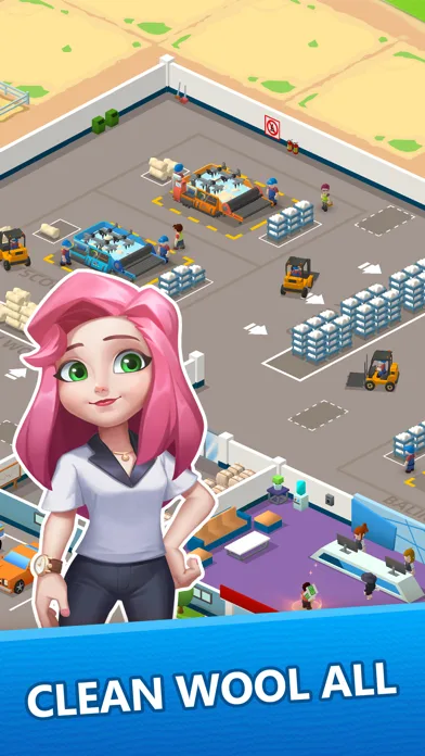 Wool Inc:Idle Factory Tycoon screenshot 2