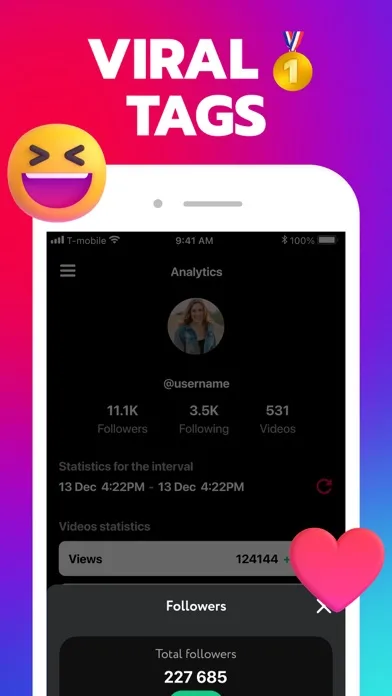 TikTrends-Followers,Likes,Fans screenshot 4