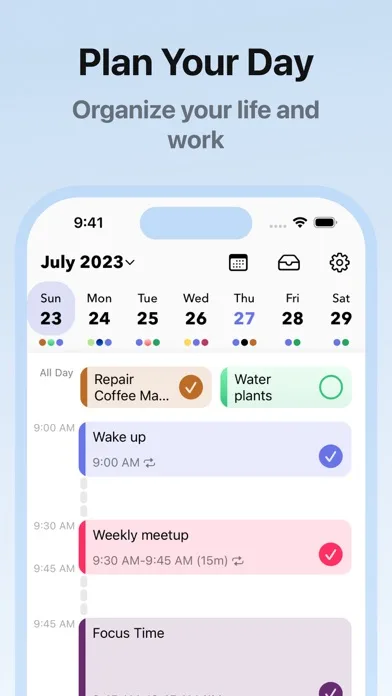 Daily Schedule Planner - MyDay screenshot 1