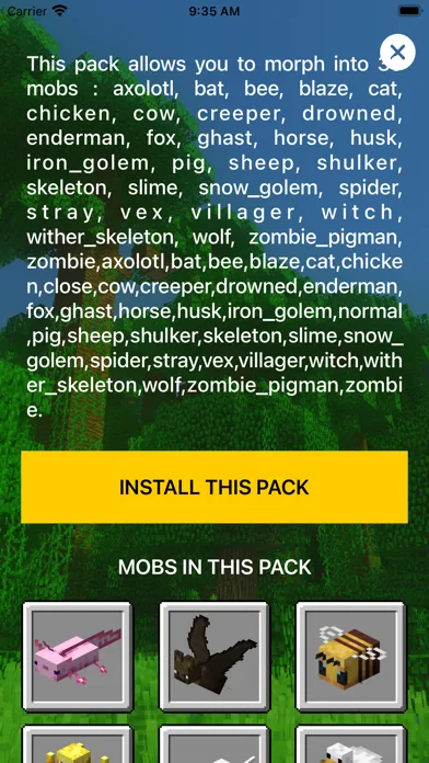 Morph Mod - Mods for Minecraft screenshot 3