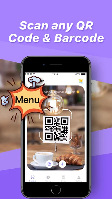 QR Reader for mobile screenshot 1
