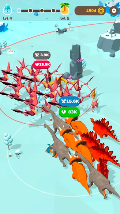 Dinosaur Merge Battle screenshot 2