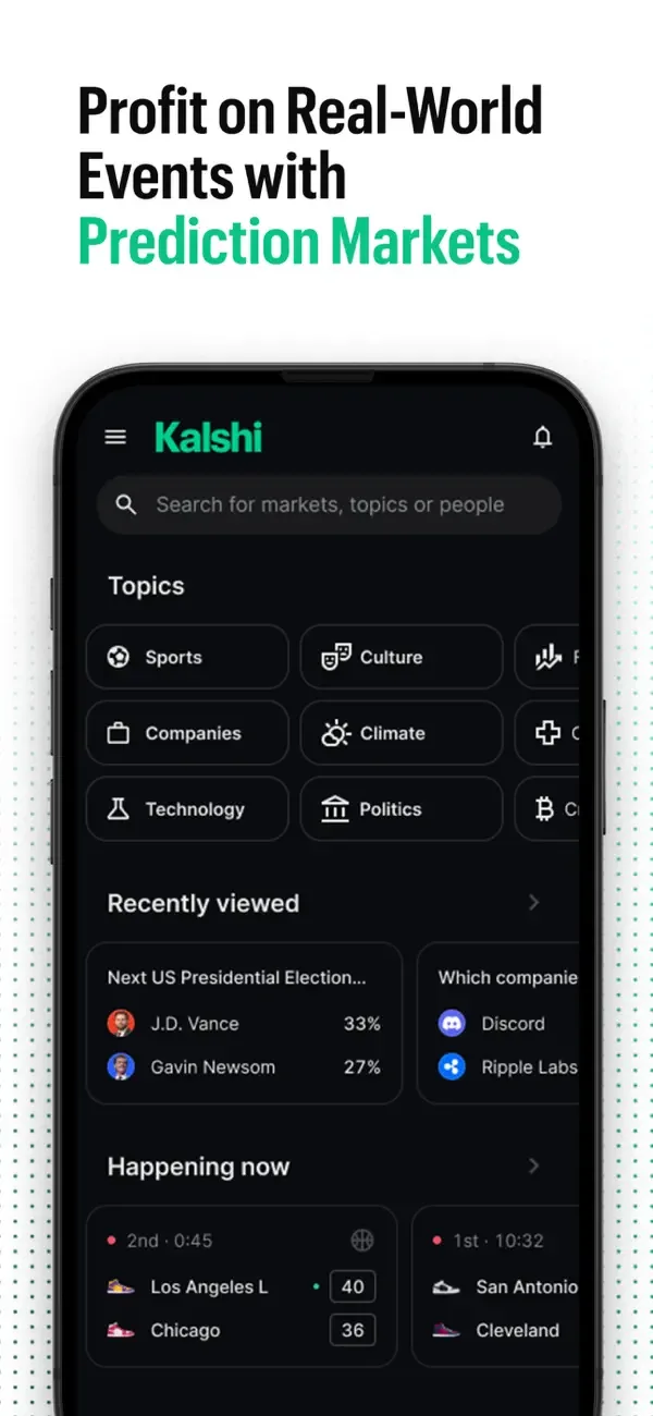 Kalshi: Trade News & Sports screenshot 5