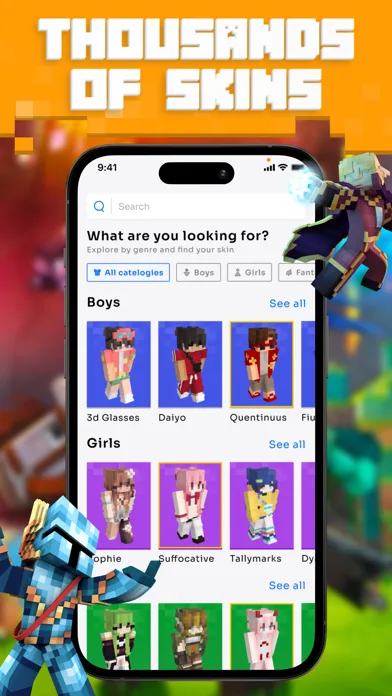 Skins for Minecraft PE ▸ screenshot 1