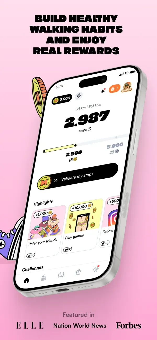 Macadam, The Step Counter. screenshot 2