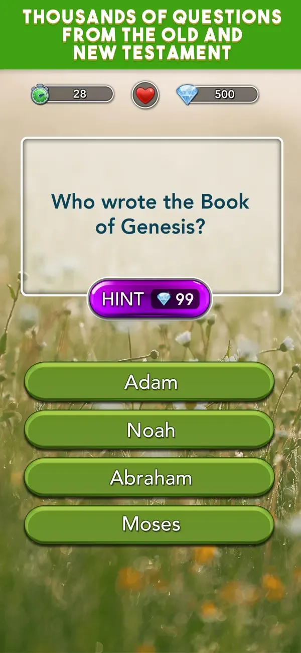 Daily Bible Trivia: Quiz Games screenshot 1