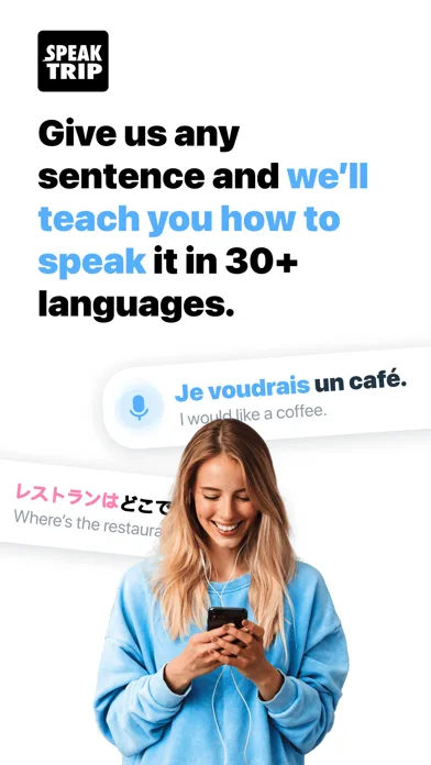 SpeakTrip - Learn & Translate screenshot 1