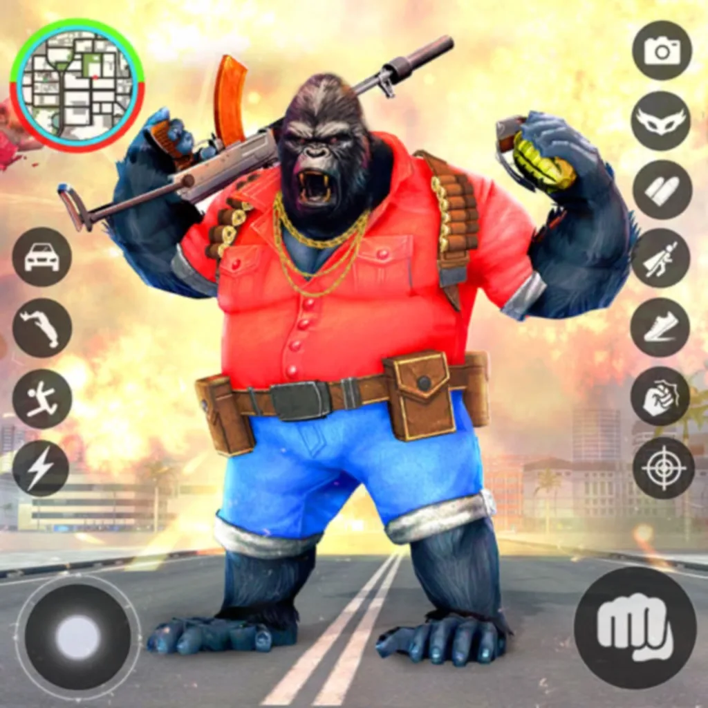 Gorilla Gangster City Crime 3D
