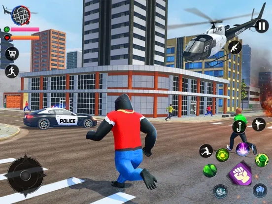 Gorilla Gangster City Crime 3D screenshot 5