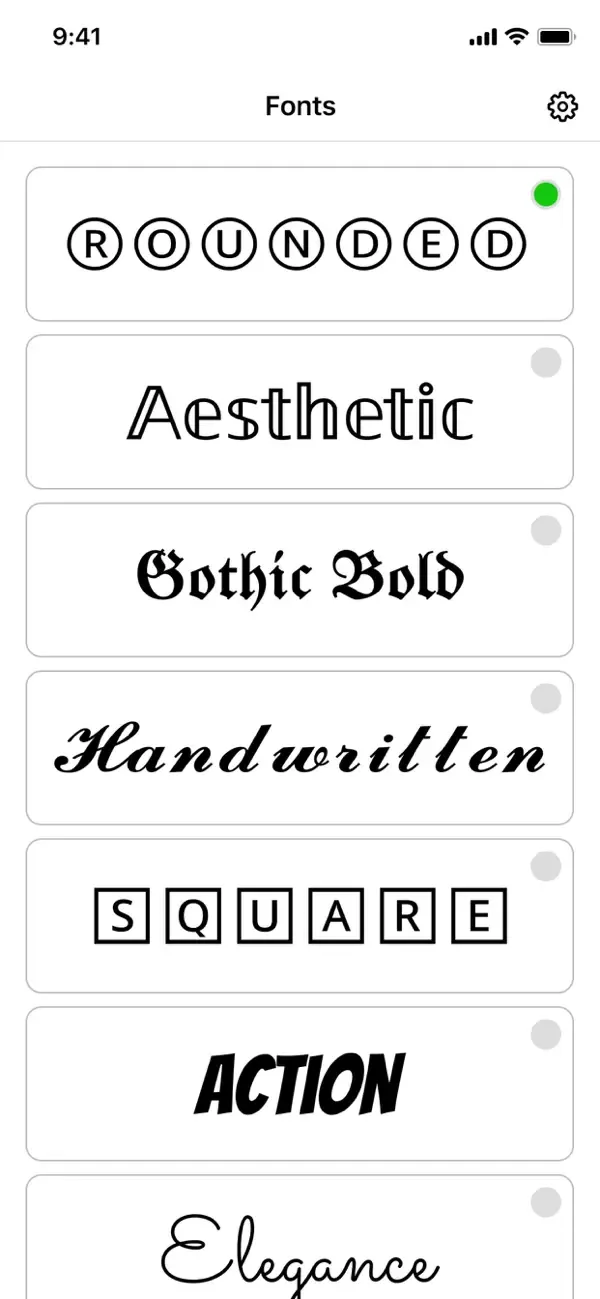 Font, Keyboard Skin for iPhone screenshot 1