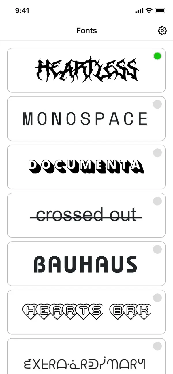 Font, Keyboard Skin for iPhone screenshot 2