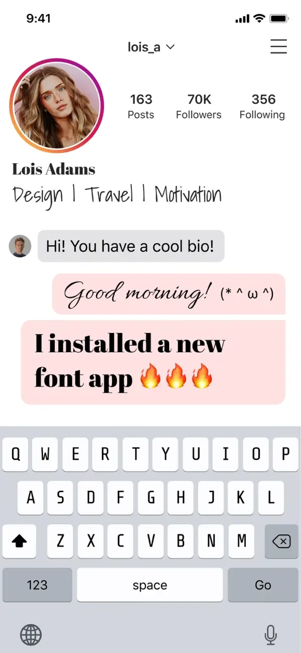 Font, Keyboard Skin for iPhone screenshot 3