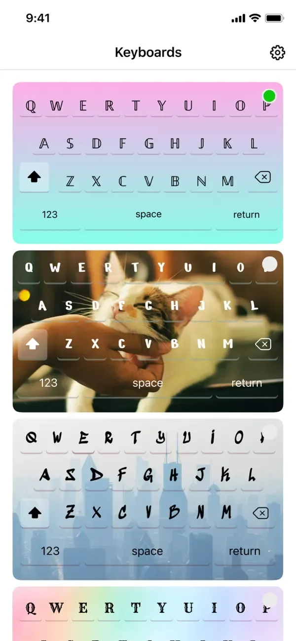 Font, Keyboard Skin for iPhone screenshot 5