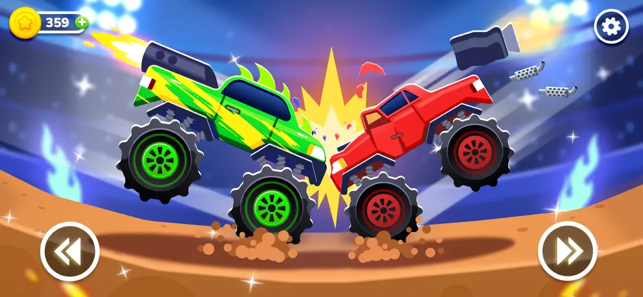 Monster Truck Game for Kids 2+ screenshot 3